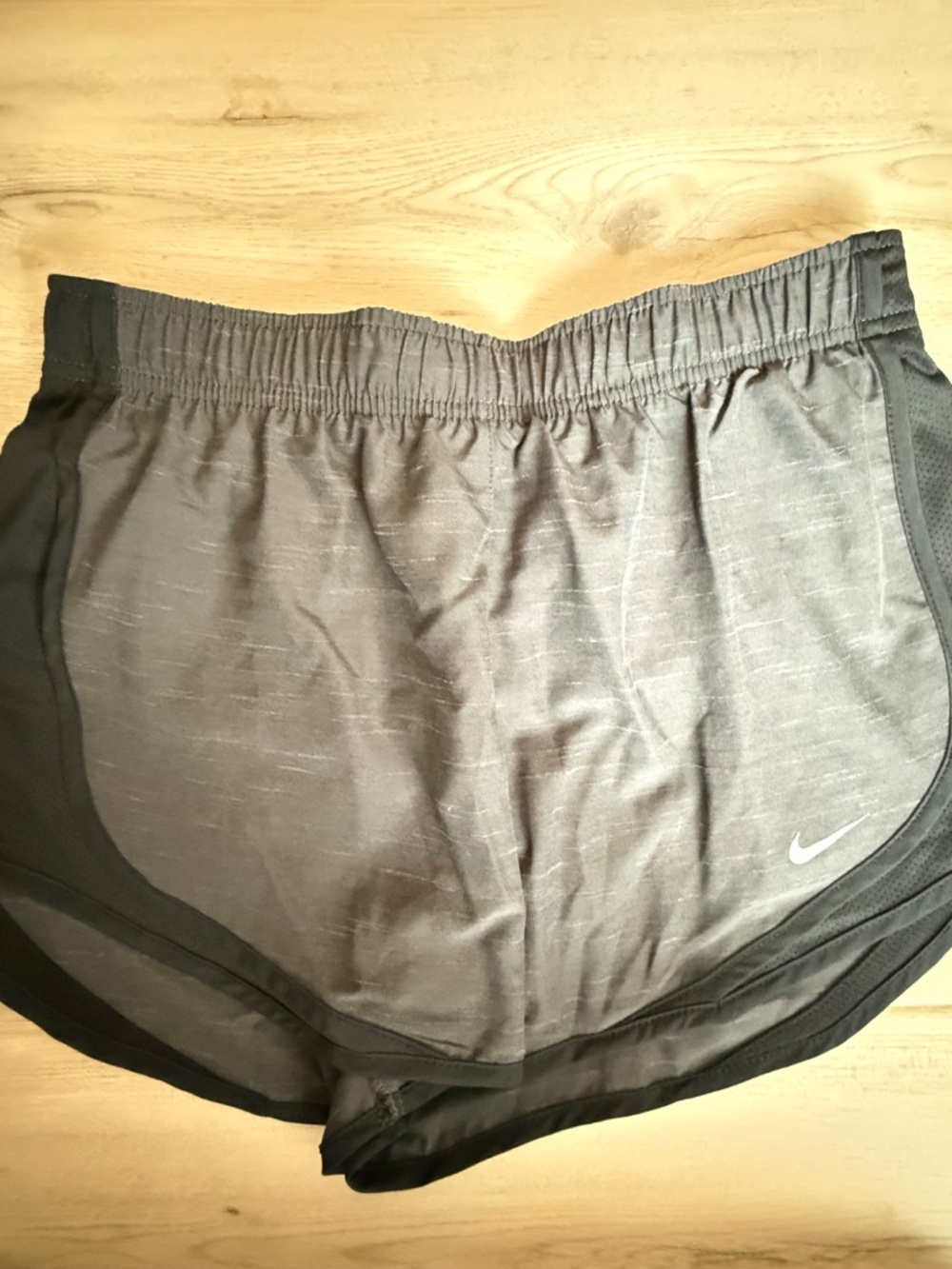 NWT Nike Tempo Heathered Running Shorts Black Heather Women's Size S